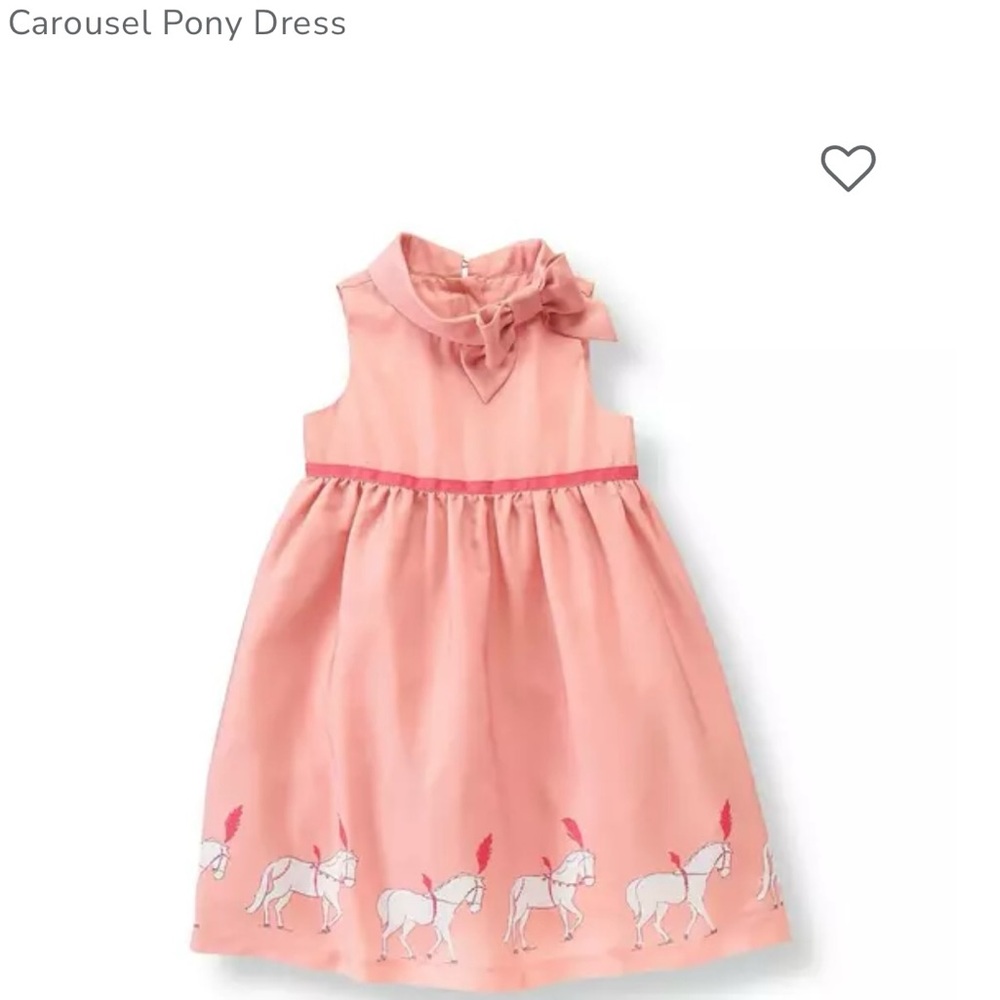 Janie and Jack Pink Pony Dress